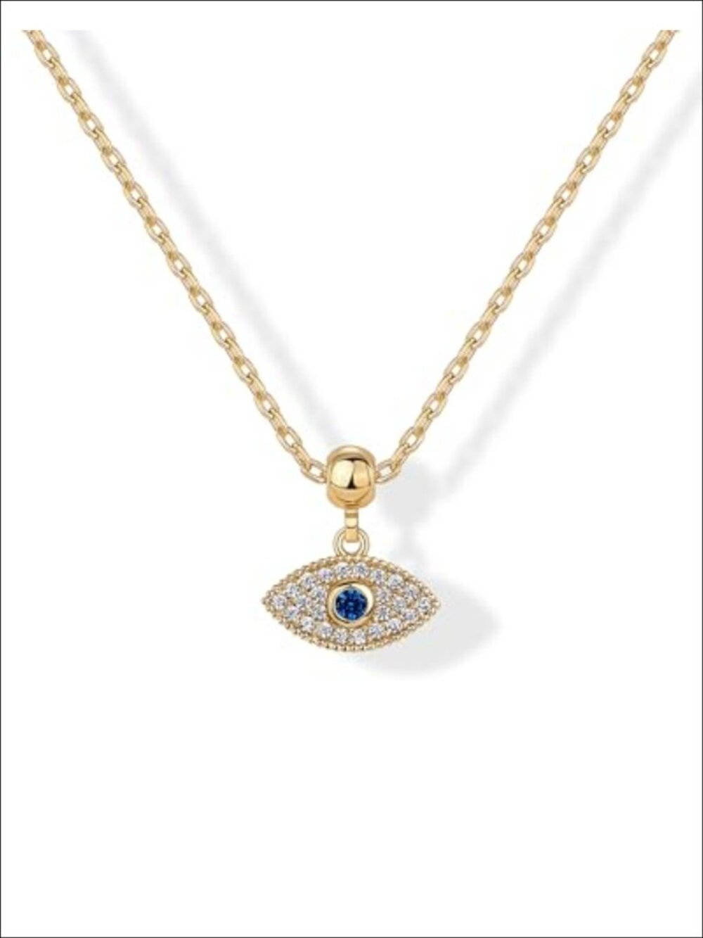 14K Gold Plated Dainty Charm Necklace Hypoallergenic Gift for Her